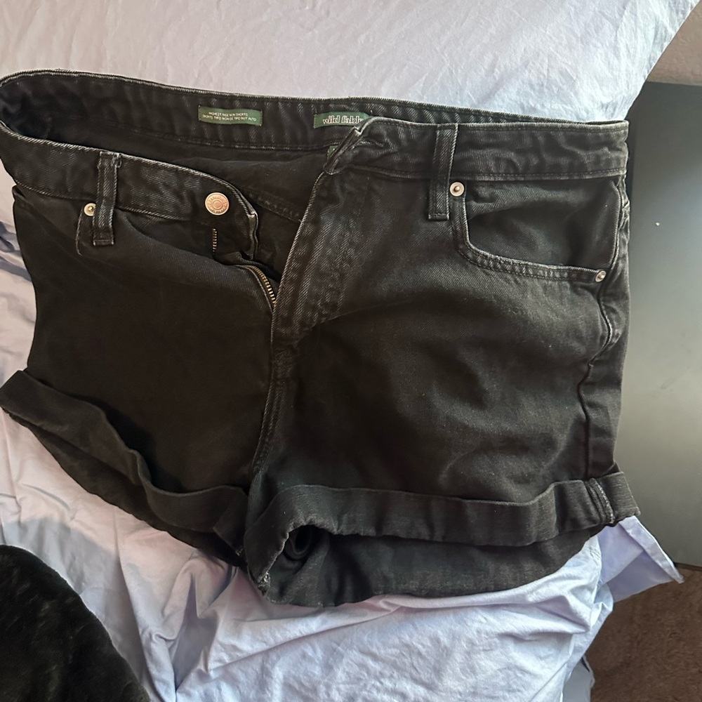Wild Fable Charcoal Denim Shorts